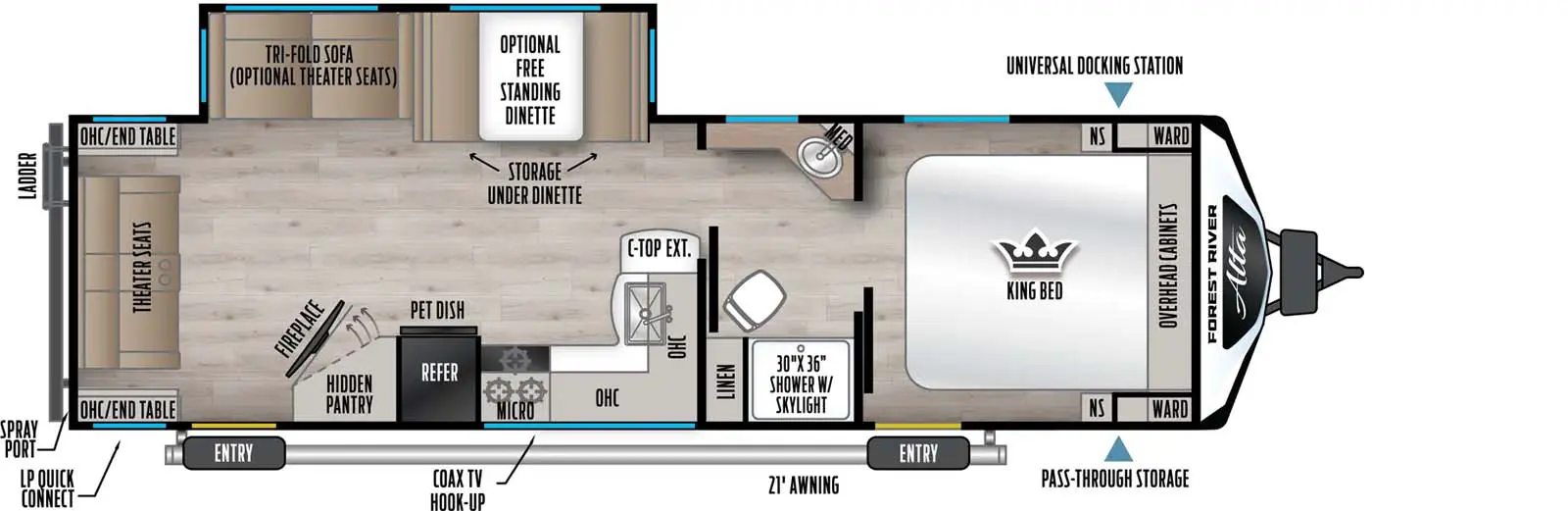 2850KRL Floorplan Image